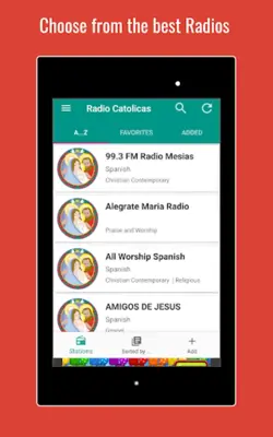 Radio Catholic Spanish android App screenshot 5